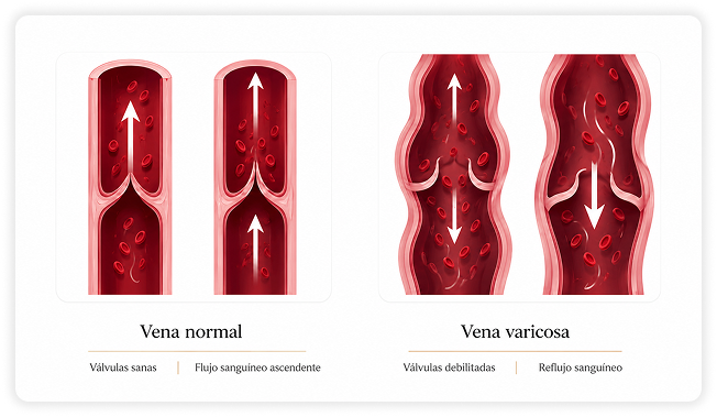Comparativa de venas