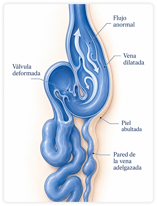 Plano de una variz